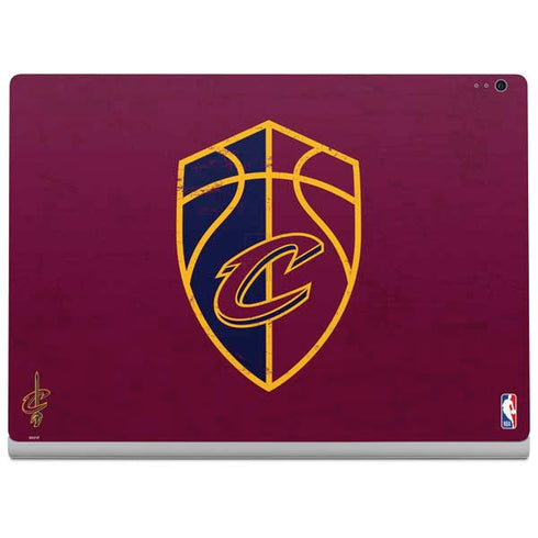 NBA Cleveland Cavaliers Distressed Surface Book 2 13.5in Skin