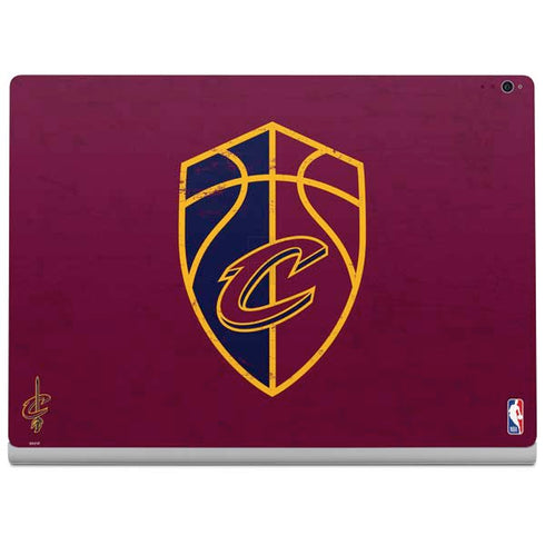 NBA Cleveland Cavaliers Distressed Surface Book 2 15in Skin