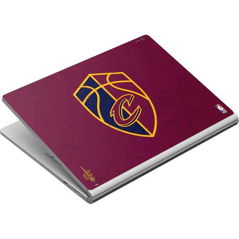 NBA Cleveland Cavaliers Distressed Surface Book Skin