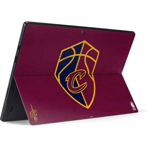 NBA Cleveland Cavaliers Distressed Surface Pro 6 Skin