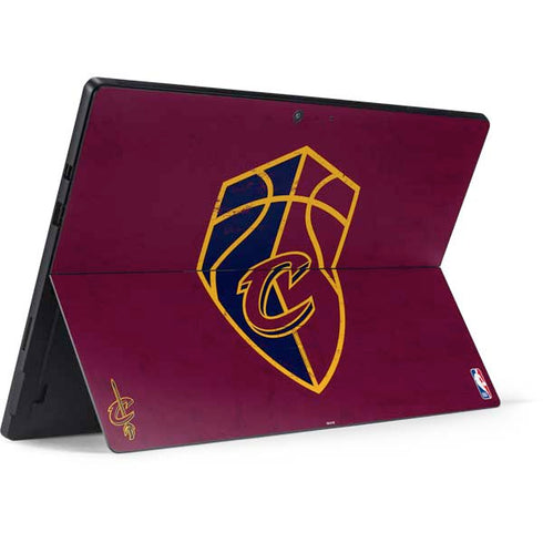 NBA Cleveland Cavaliers Distressed Surface Pro 7 Skin