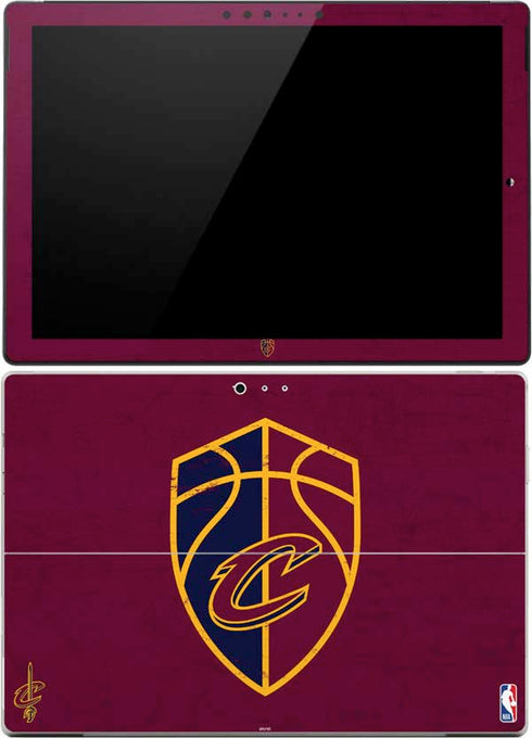 NBA Cleveland Cavaliers Distressed Surface Pro (2017) Skin