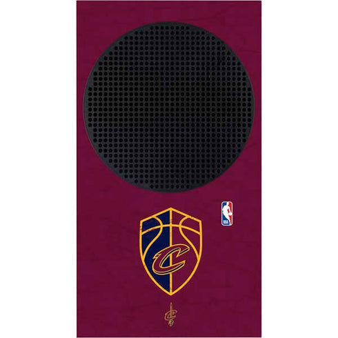 NBA Cleveland Cavaliers Distressed Xbox Series S Console Skin