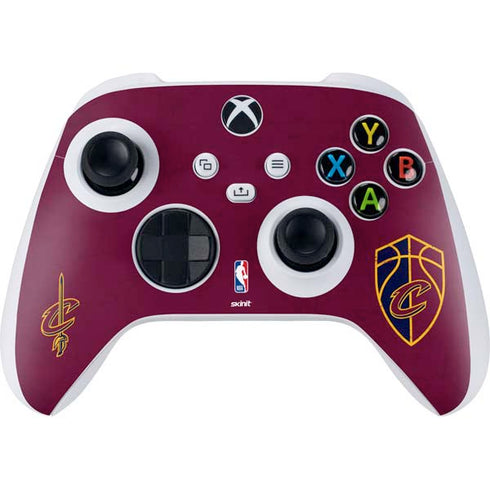 NBA Cleveland Cavaliers Distressed Xbox Series S Controller Skin