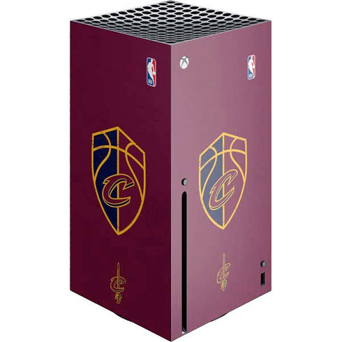 NBA Cleveland Cavaliers Distressed Xbox Series X Console Skin