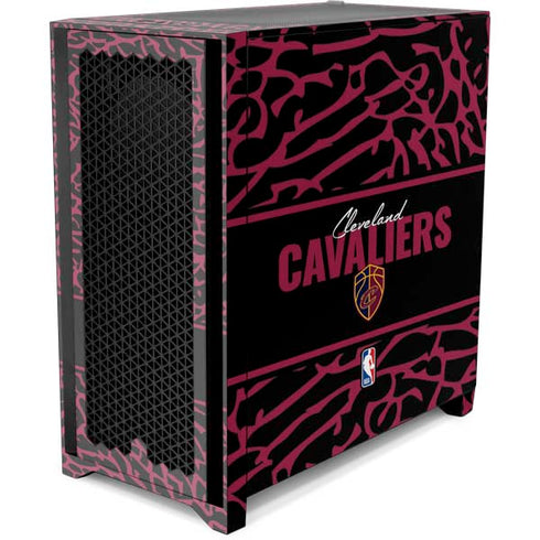 NBA Cleveland Cavaliers Elephant Print Corsair 4000D Tempered Glass Mid-Tower ATX Case Skin