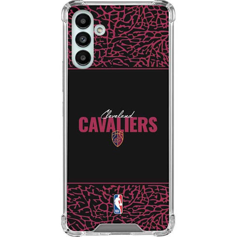 NBA Cleveland Cavaliers Elephant Print Galaxy A13 5G Clear Case