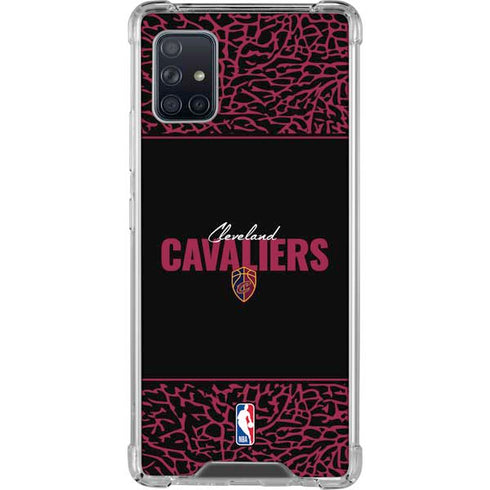 NBA Cleveland Cavaliers Elephant Print Galaxy A51 5G Clear Case