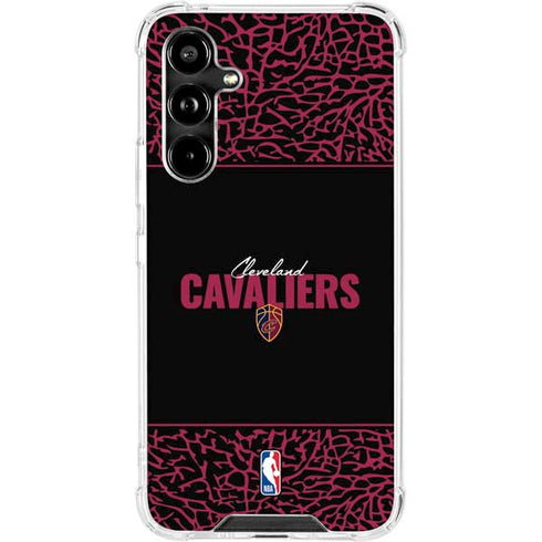NBA Cleveland Cavaliers Elephant Print Galaxy A54 5G Clear Case