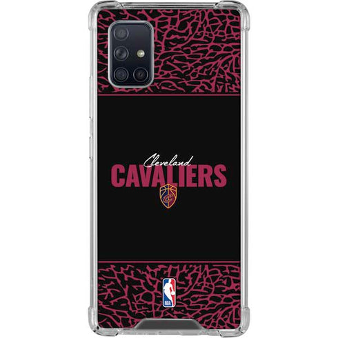 NBA Cleveland Cavaliers Elephant Print Galaxy A71 5G Clear Case