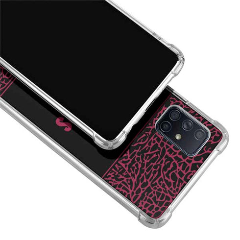 NBA Cleveland Cavaliers Elephant Print Galaxy A71 5G Clear Case
