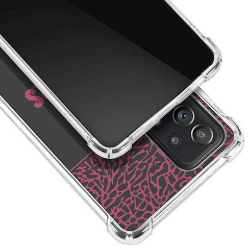 NBA Cleveland Cavaliers Elephant Print Galaxy A72 5G Clear Case