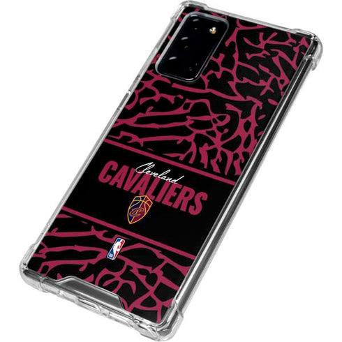 NBA Cleveland Cavaliers Elephant Print Galaxy Note20 5G Clear Case
