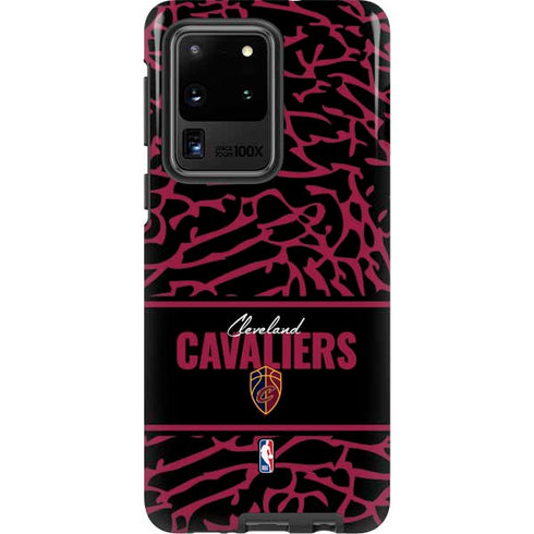 NBA Cleveland Cavaliers Elephant Print Galaxy S20 Ultra 5G Pro Case
