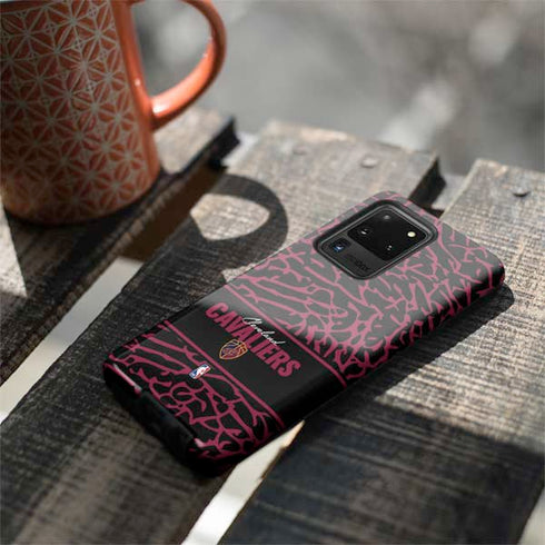 NBA Cleveland Cavaliers Elephant Print Galaxy S20 Ultra 5G Pro Case