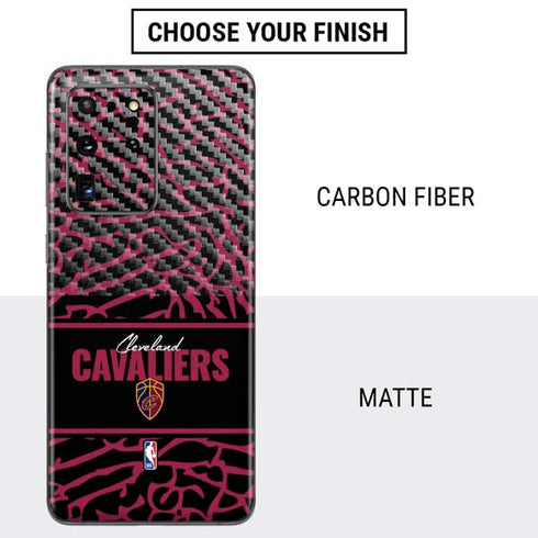 NBA Cleveland Cavaliers Elephant Print Galaxy S20 Ultra 5G Skin