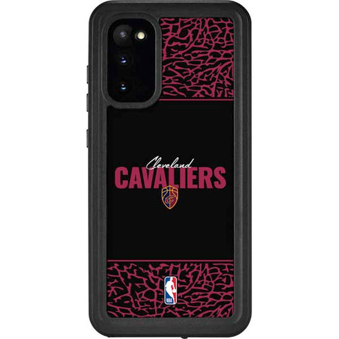 NBA Cleveland Cavaliers Elephant Print Galaxy S20 Waterproof Case