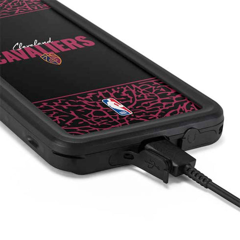 NBA Cleveland Cavaliers Elephant Print Galaxy S20 Waterproof Case