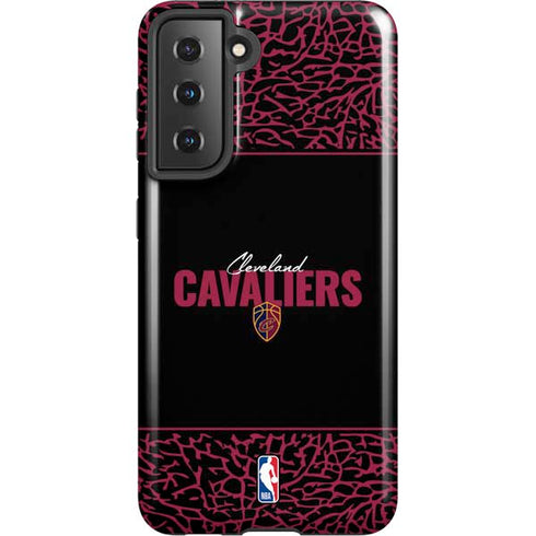NBA Cleveland Cavaliers Elephant Print Galaxy S21 5G Pro Case