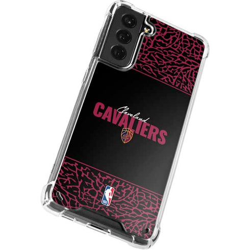 NBA Cleveland Cavaliers Elephant Print Galaxy S21 Plus 5G Clear Case
