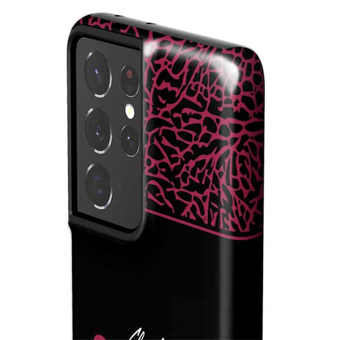 NBA Cleveland Cavaliers Elephant Print Galaxy S21 Ultra 5G Pro Case