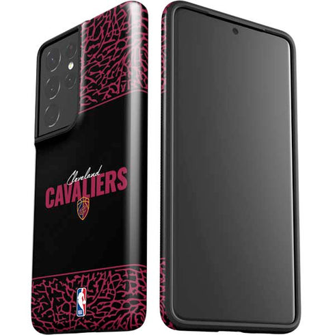 NBA Cleveland Cavaliers Elephant Print Galaxy S21 Ultra 5G Pro Case