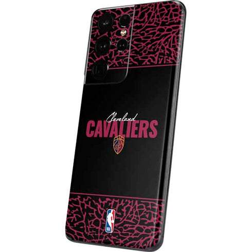 NBA Cleveland Cavaliers Elephant Print Galaxy S21 Ultra 5G Skin
