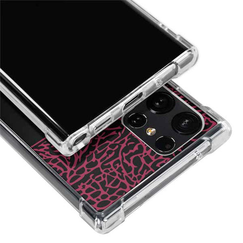 NBA Cleveland Cavaliers Elephant Print Galaxy S22 Ultra Clear Case