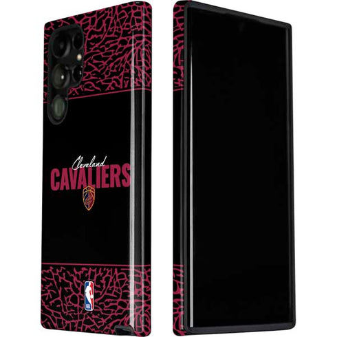 NBA Cleveland Cavaliers Elephant Print Galaxy S22 Ultra Pro Case