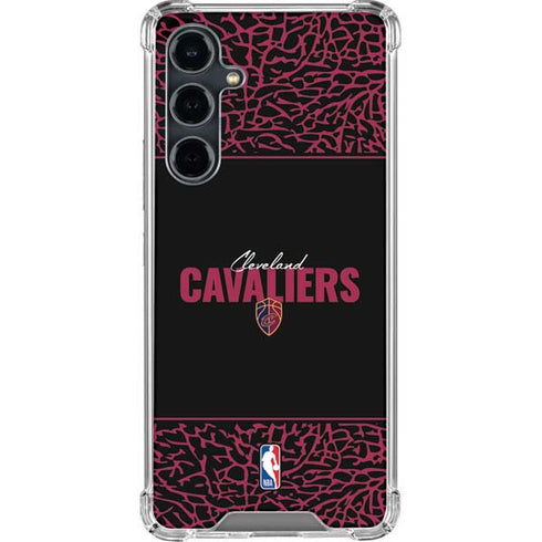NBA Cleveland Cavaliers Elephant Print Galaxy S23 FE Clear Case