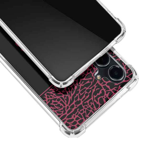 NBA Cleveland Cavaliers Elephant Print Galaxy S23 FE Clear Case