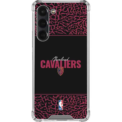 NBA Cleveland Cavaliers Elephant Print Galaxy S23 Plus Clear Case