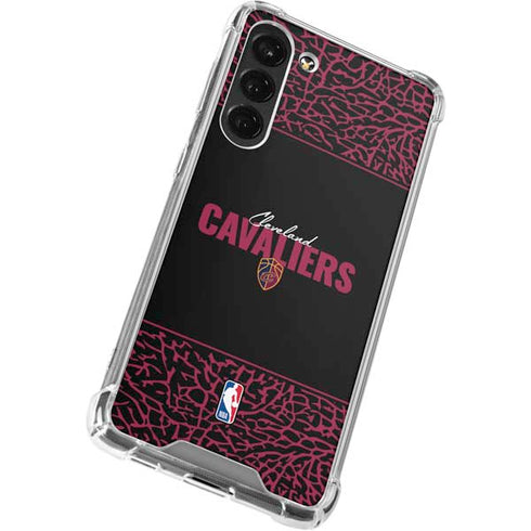 NBA Cleveland Cavaliers Elephant Print Galaxy S23 Plus Clear Case