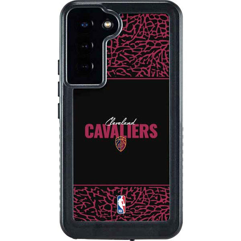 NBA Cleveland Cavaliers Elephant Print Galaxy S23 Plus Waterproof Case