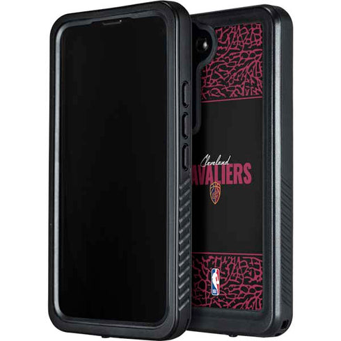 NBA Cleveland Cavaliers Elephant Print Galaxy S23 Plus Waterproof Case