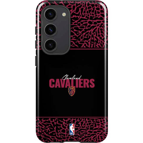 NBA Cleveland Cavaliers Elephant Print Galaxy S23 Pro Case