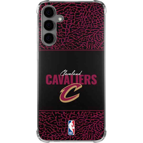 NBA Cleveland Cavaliers Elephant Print Galaxy S24 Plus Clear Case