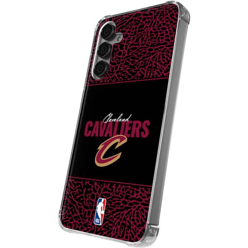NBA Cleveland Cavaliers Elephant Print Galaxy S24 Plus Clear Case