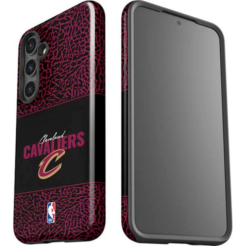 NBA Cleveland Cavaliers Elephant Print Galaxy S24 Plus Impact Case