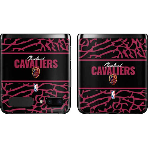 NBA Cleveland Cavaliers Elephant Print Galaxy Z Flip Skin