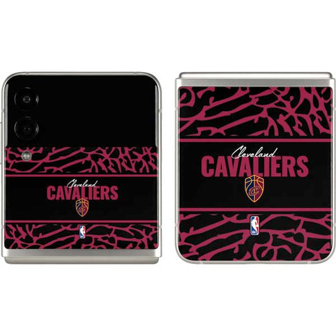 NBA Cleveland Cavaliers Elephant Print Galaxy Z Flip3 5G Skin