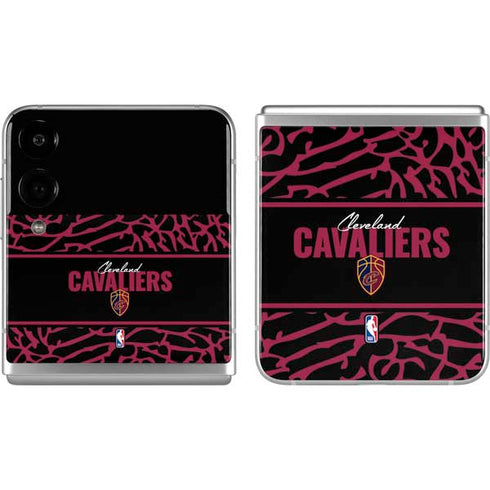 NBA Cleveland Cavaliers Elephant Print Galaxy Z Flip4 5G Skin