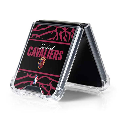 NBA Cleveland Cavaliers Elephant Print Galaxy Z Flip5 5G Clear Case