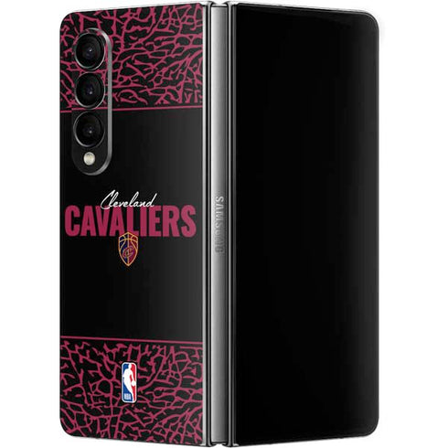 NBA Cleveland Cavaliers Elephant Print Galaxy Z Fold4 5G Skin