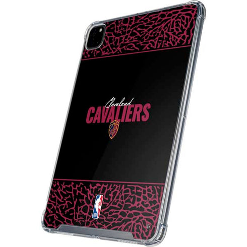 NBA Cleveland Cavaliers Elephant Print iPad Pro 12.9in (2020) Clear Case
