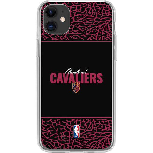 NBA Cleveland Cavaliers Elephant Print iPhone 11 Clear Case