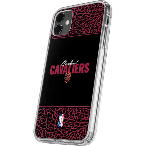 NBA Cleveland Cavaliers Elephant Print iPhone 11 Clear Case
