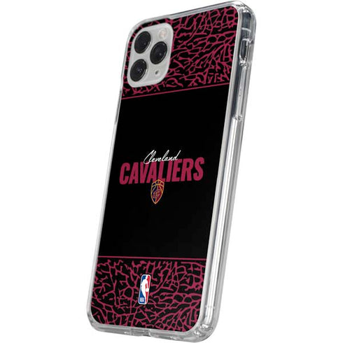 NBA Cleveland Cavaliers Elephant Print iPhone 11 Pro Clear Case