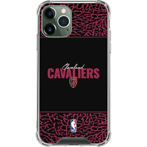 NBA Cleveland Cavaliers Elephant Print iPhone 11 Pro Max Clear Case