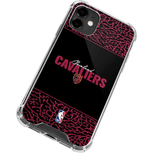 NBA Cleveland Cavaliers Elephant Print iPhone 12 Clear Case